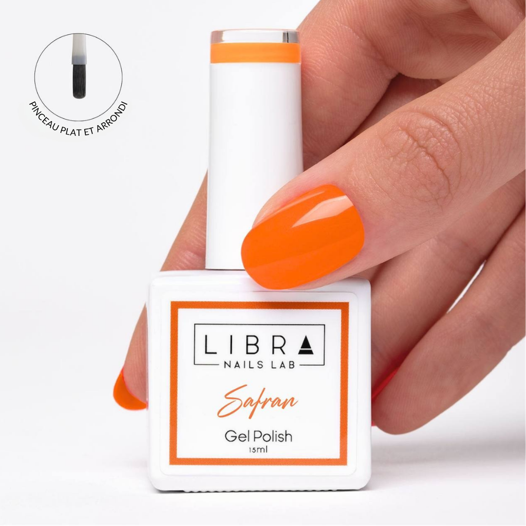 Safran – vernis semi-permanent sans HEMA/TPO free, Libra Nails Lab
