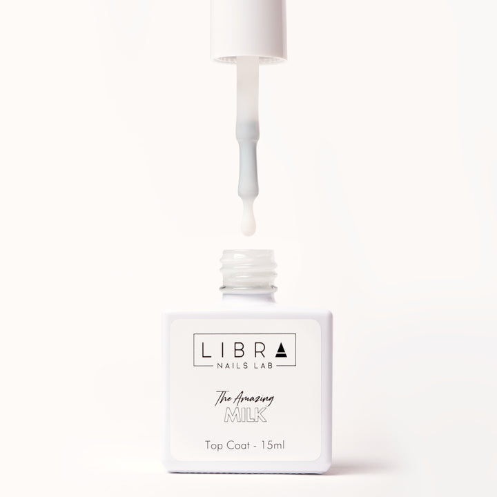 The Amazing Milk - No Wipe glossy top coat HEMA/TPO free - 15ml