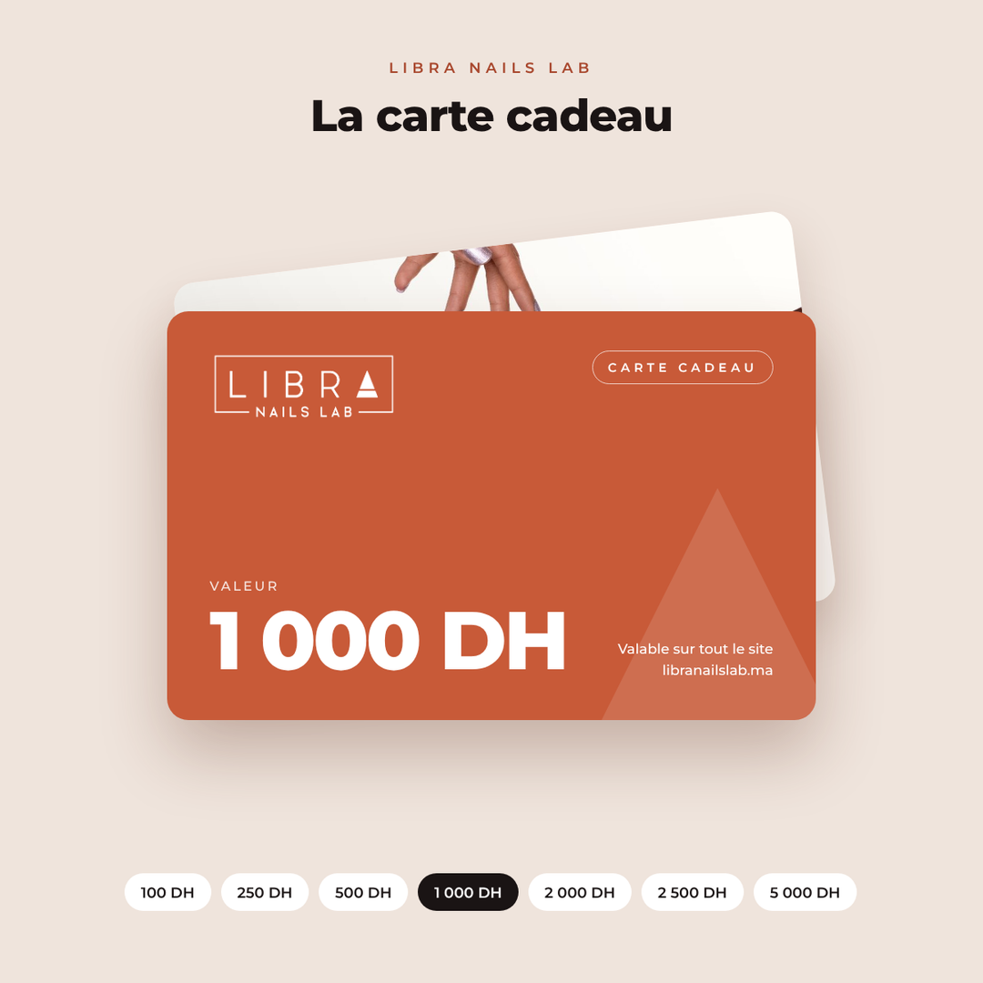 Carte cadeau Libra Nails Lab 1 000 DH