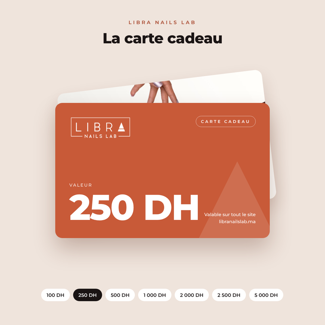 Carte cadeau Libra Nails Lab 250 DH