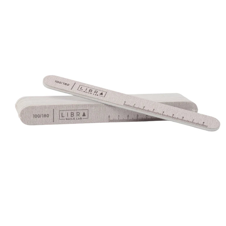 Pack 10 limes droites 100/180 manucure pro – Précision & confort
