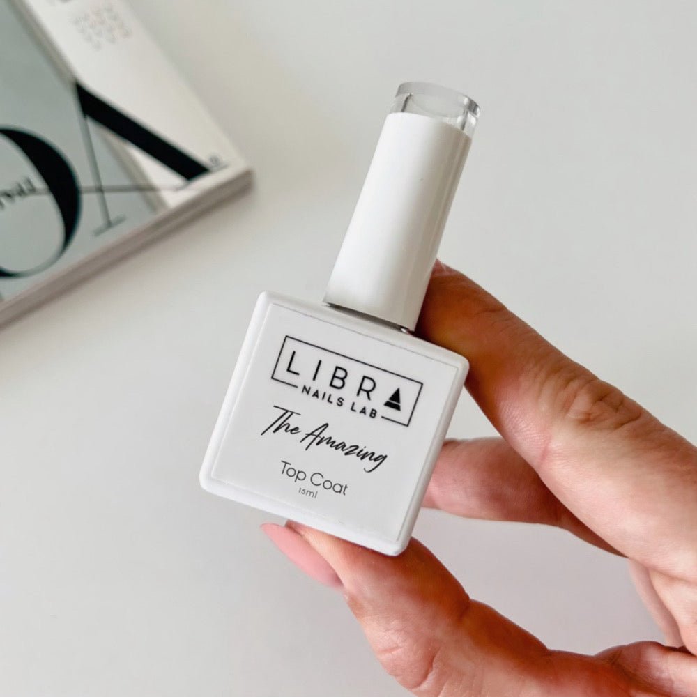 The Amazing - HEMA FREE No Wipe Glossy Top Coat - Elegance Beauty
